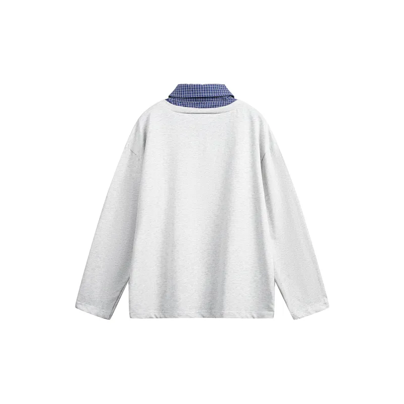 VINMUK Drop Shoulder Sleeve T Shirt Women's Gray-1