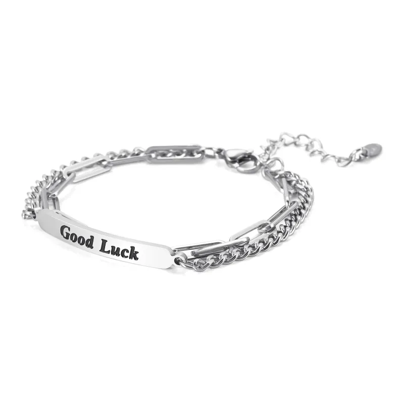 DH7 Titanium Steel Bracelets Unisex-1