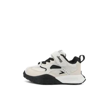 Jeep Anti Slip Wear Resistant Kids Lifestyle Shoes Light Beige White Kids'