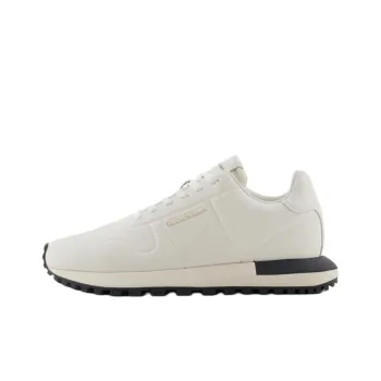 EMPORIO ARMANI Low Top Casual Shoes Men's White