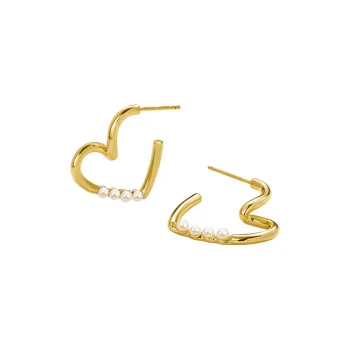 Amber Lollipop AMOUR Collection Pearl Earrings Women's