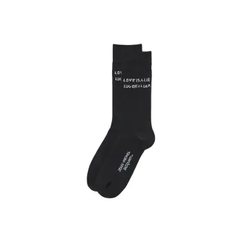 UNIQLO Basquiat Collaboration Mid Calf Socks Men's 1 Pack Black
