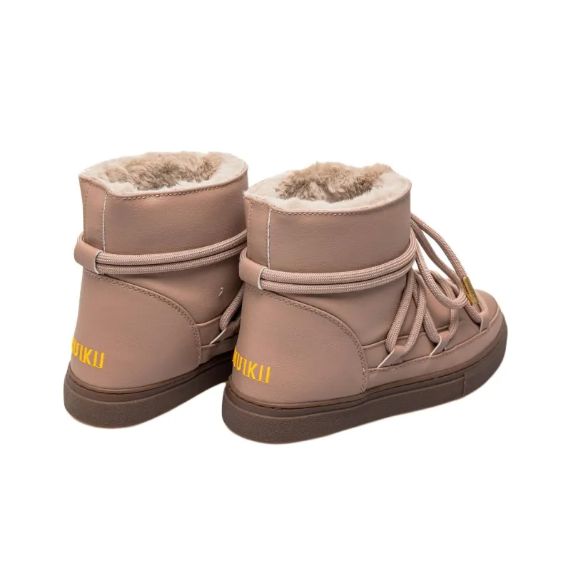 Inuikii Short Snow Boots Women's Nude-3