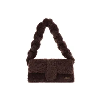 Jacquemus Le Bambidou Shearling Shoulder Bag