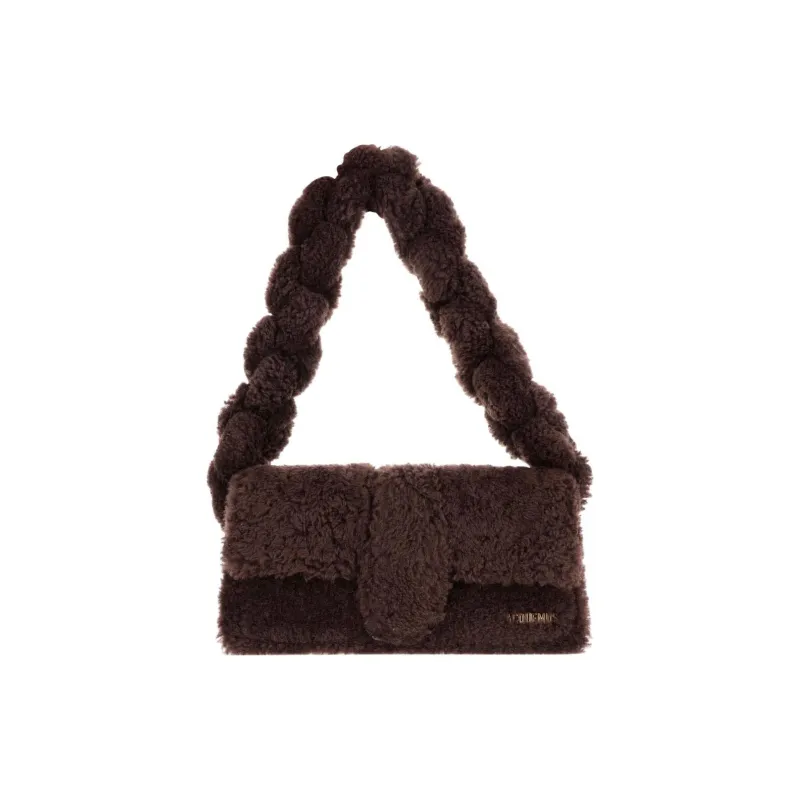 Jacquemus Le Bambidou Shearling Shoulder Bag-0
