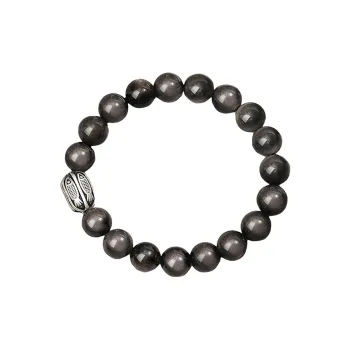 CHINA GOLD Obsidian Bracelets Men's