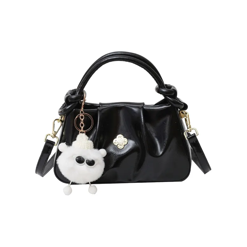 Yalu PU Handbag Regular Women's White/Brown/Black-15