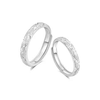 BLANK IN BLANK Sterling Silver Rings Unisex Anniversary Box
