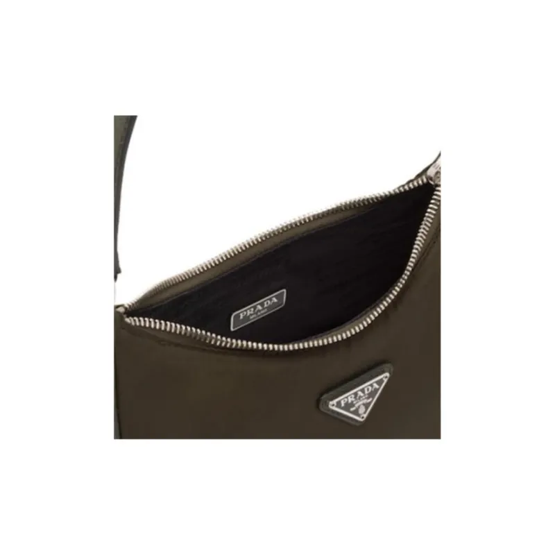 PRADA HoboRe Edition Nylon Shoulder Bag Handbag Women's Brown-3