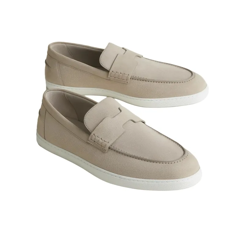 HERMES Loafers Men Beige-2