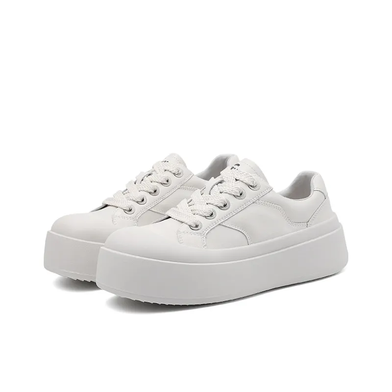 BURGELY Height Increasing Anti-Slip And Wear-Resistant Low-Top Skateboard Shoes Women's-7