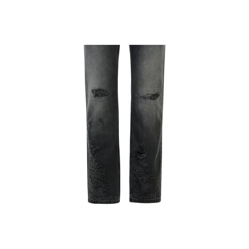 BALMAIN Distressed Slim Fit Jeans-5