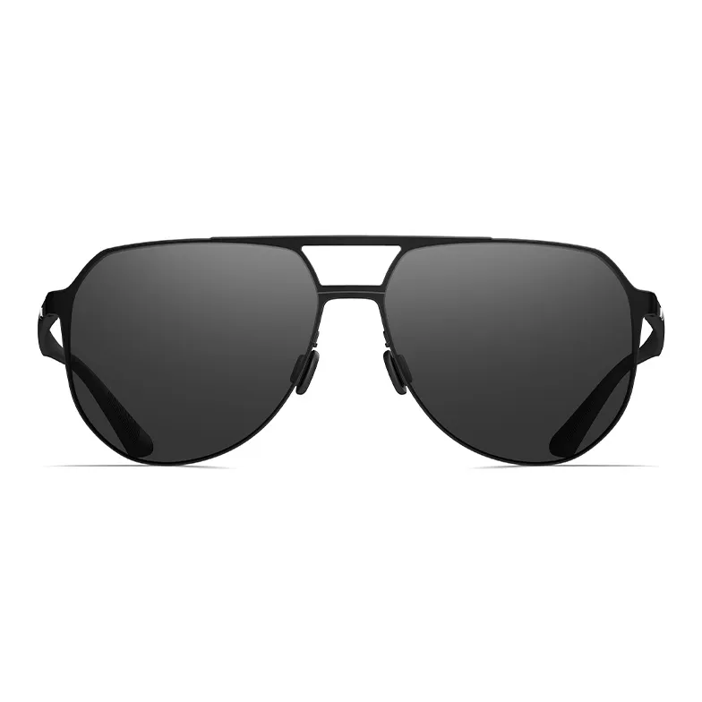 MOLSION TR/Memory Plastic Stainless Steel Aviator Sunglasses Men's-4