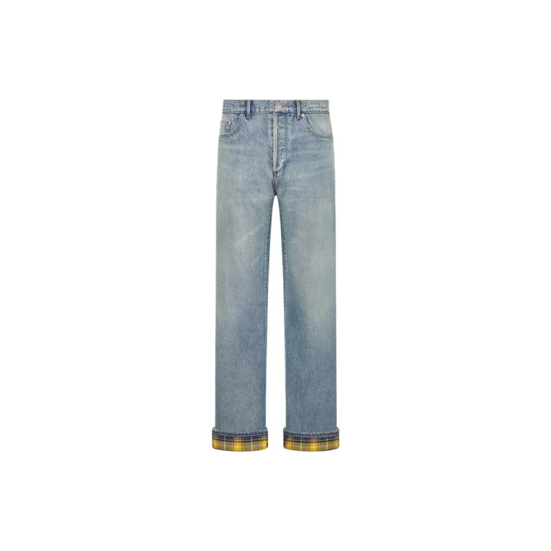 DIOR Jeans Men Light Blue-1