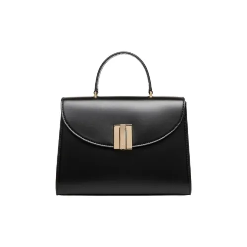 BALLY Cow Leather Shoulder Bag Crossbody Bag Handbag Medium Size Women's Black