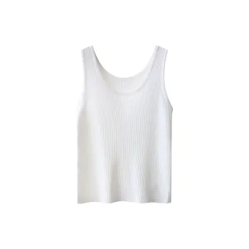 Flowers In Water Tank Top Women's 1 Pack White