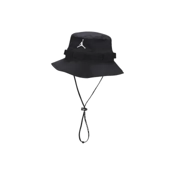 Nike Recycled Polyester Organic Cotton Fiber Recycled Fiber Cotton Nylon Elastane Bucket Hats Women's Black