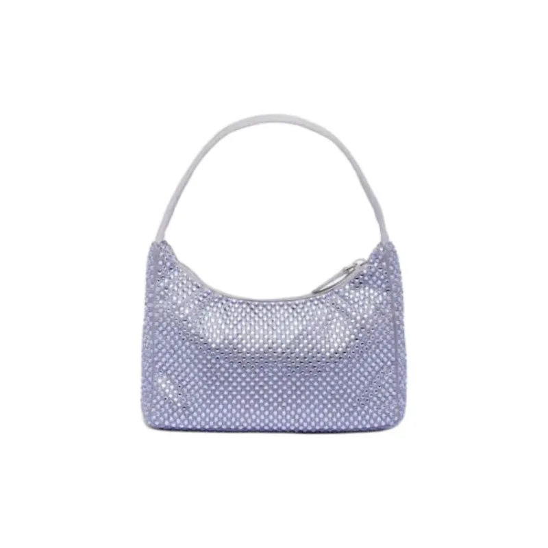 PRADA Satin Handbag Mini Women's Purple-1