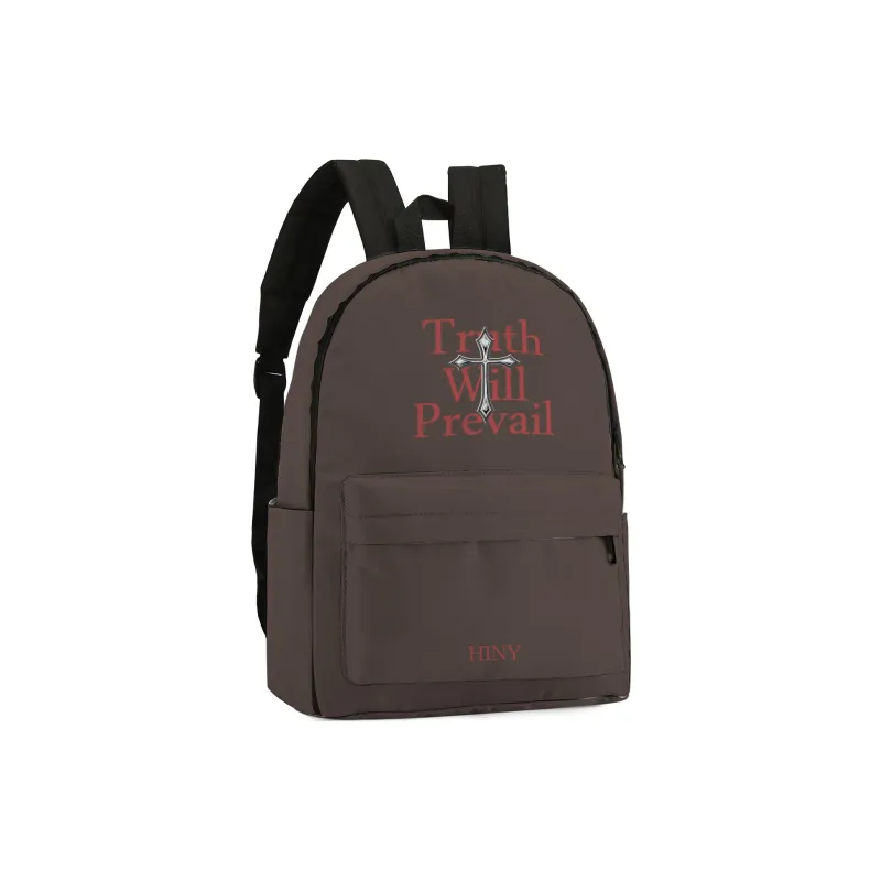 HINY Polyester Backpack 13 Inch Laptop Bag Regular Unisex White-44