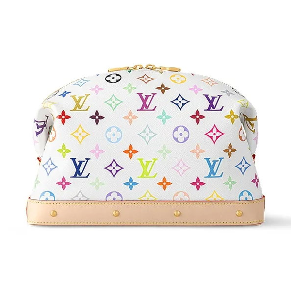 LOUIS VUITTON X Takashi Murakami Cosmetic Pouch Gm White Multicolored-0