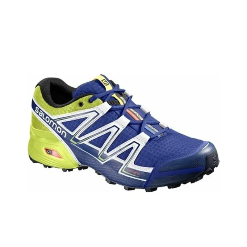 SALOMON Cushioning Wear-Resistant Low-Top Trail Running Running Shoes Men's Blue-1