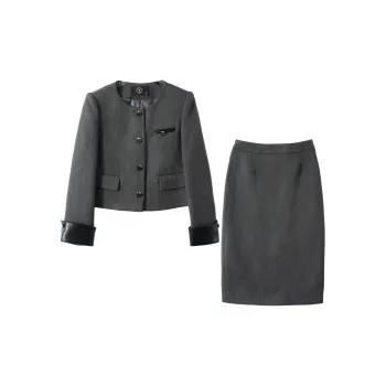ONE SHALLOW Business Suit Women's Gray