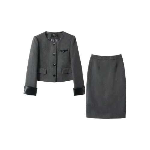 ONE SHALLOW Business Suit Women's Gray
