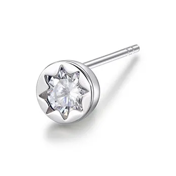 ETAHLOVE Sterling Silver Stud Earrings Unisex Girlfriend And Boyfriend Birthday Surprise-7