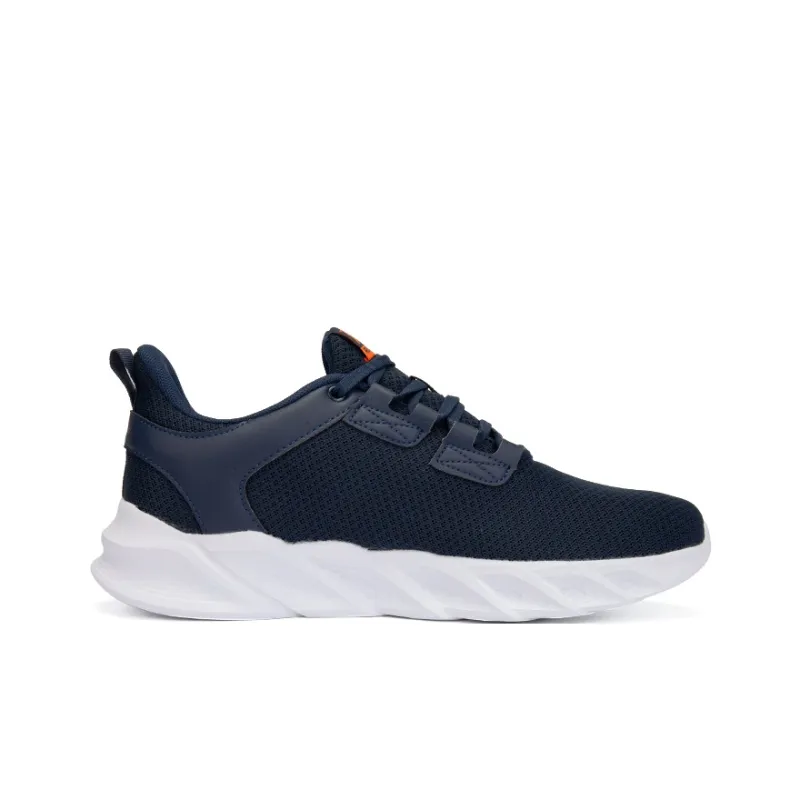 361° Slip Resistant And Breathable Low Top Running Shoes Men's Blue Orange-1