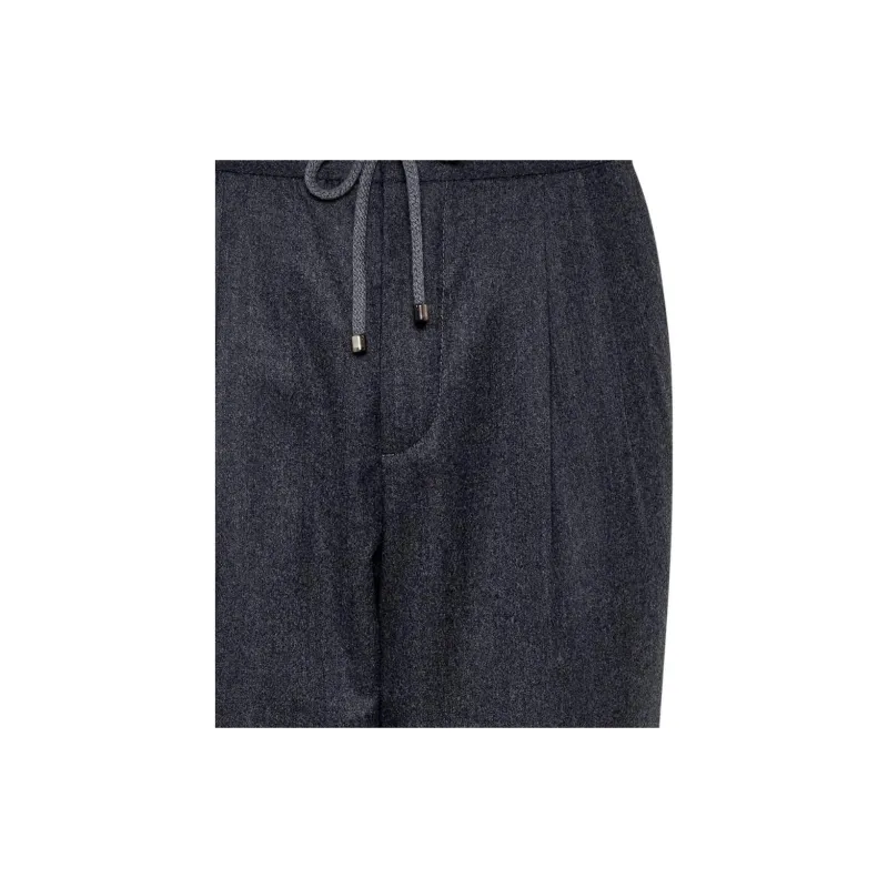 Brunello Cucinelli Pleated Tapered Leg Trousers-4