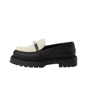 HERMES Icone Loafers 3cm Women's Black