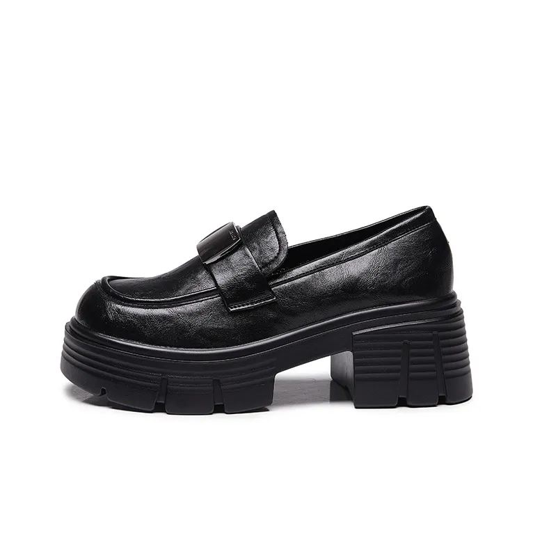 Bull Charm Loafers Women's Black-0