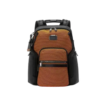 TUMI Fabric Backpack Regular Men's Red & Lime