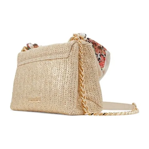 ALDO Artificial Leather Crossbody Bag Medium Size Women's Natural-1