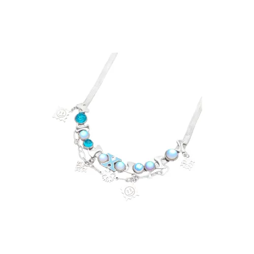 MADE BY DIZON Stainless Steel Zircon Necklaces Unisex