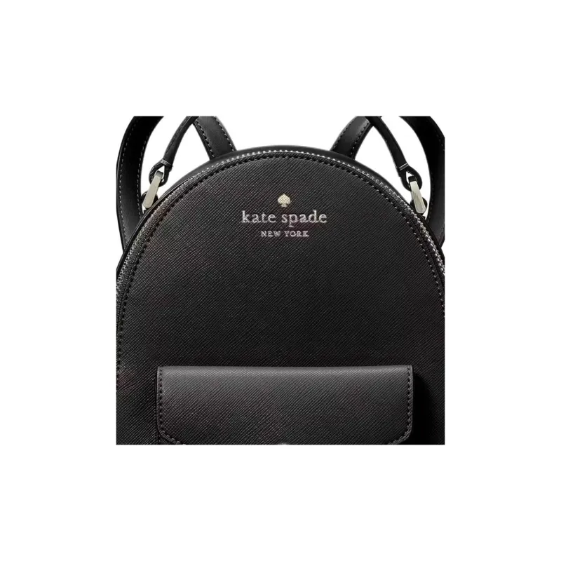 Kate Spade PVC Backpack Mini Women's Black-3