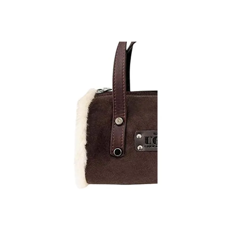 UGG Shearling Shoulder Bags Handbags Small Size Women's Chestnut-3