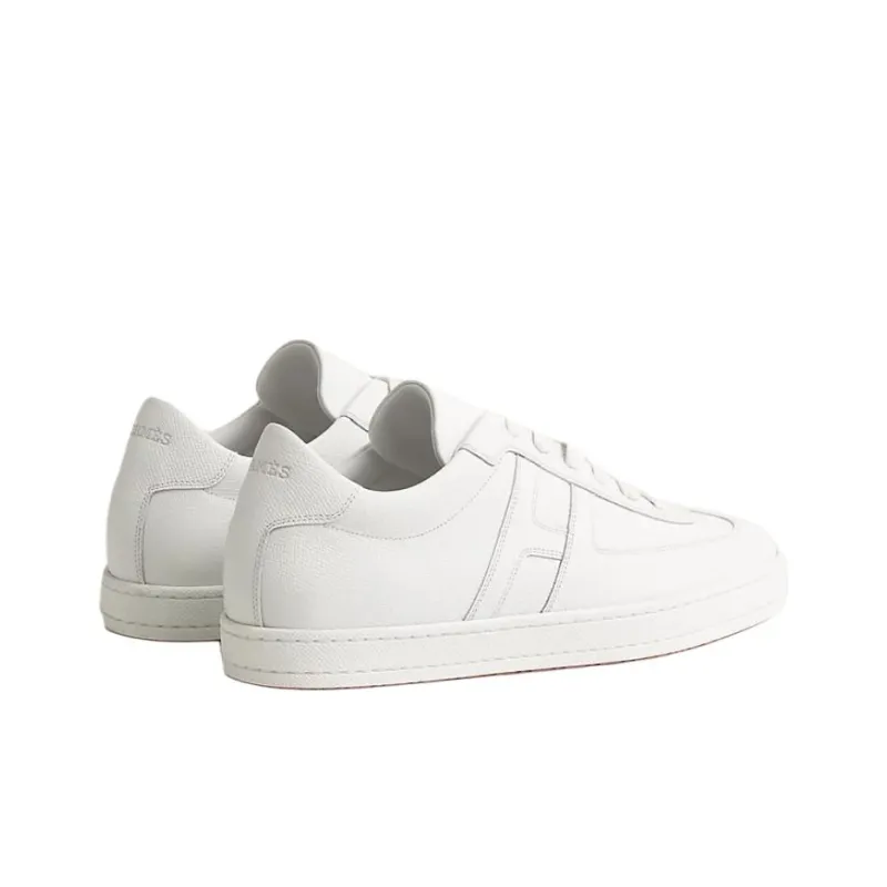HERMES Boomerang Low Top Skateboard Shoes Men's White-2