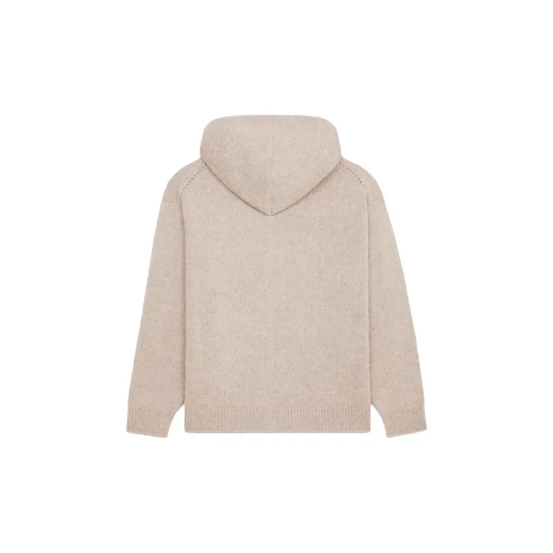 CELINE Triomphe Hooded Sweater In Seamless Cashmere-1