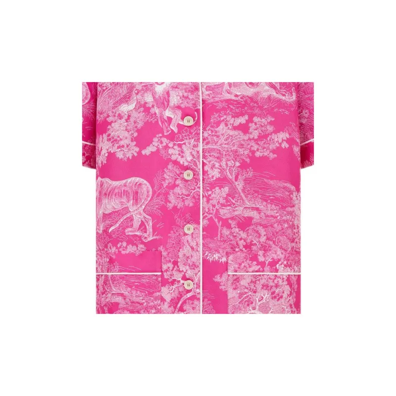 DIOR Quarterly New Products Shirts Women's Pink-4