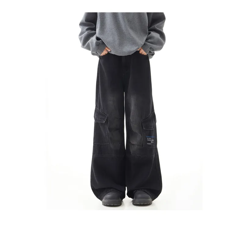 Qnxeey Jeans Unisex-2