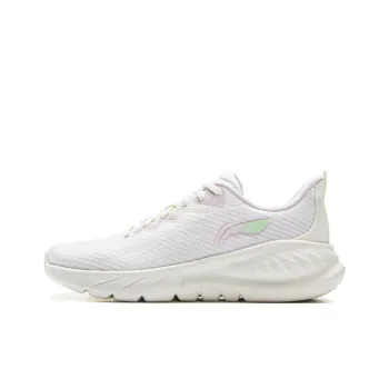 LiNing EasyFit Fle Anti Slip Wear Resistant Low Top Sprint Running Shoes Women's White