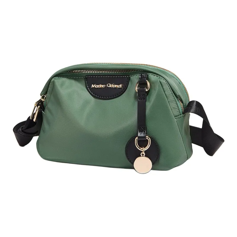 Marino Orlandi Fabric Shoulder Bag, Crossbody Bag Regular Women's Black/Army Green/Khaki/Ecru-8
