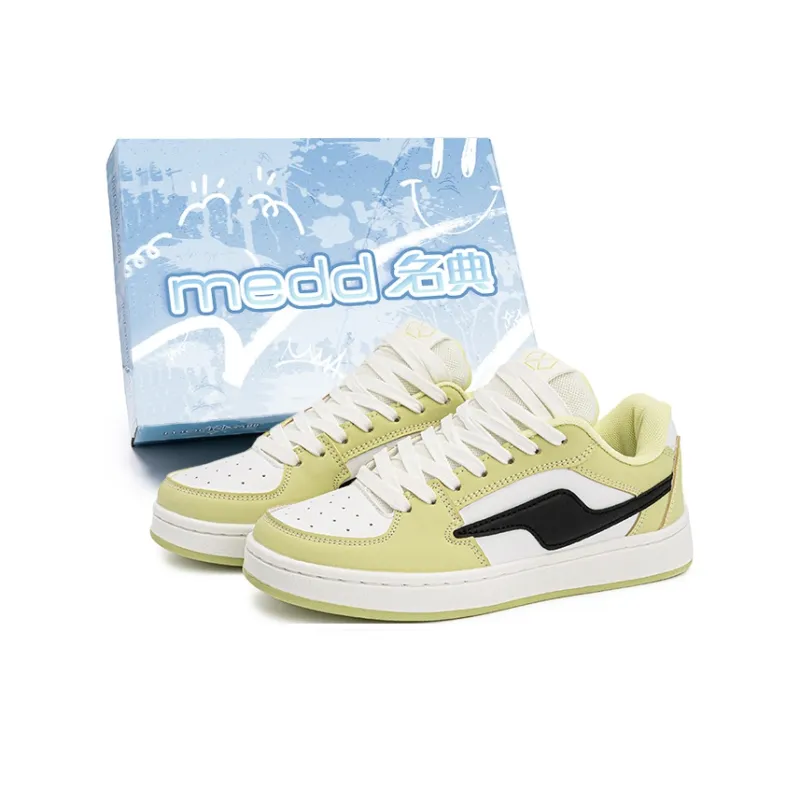 Medd Puffy Skateboard Shoes Anti-Slip Wear-Resistant Low-Top Skateboard Shoes Unisex-25