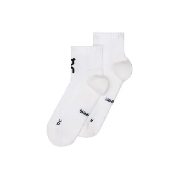 On Core Run Sock Mid 2P Mid Calf Socks Unisex 2 Pack White