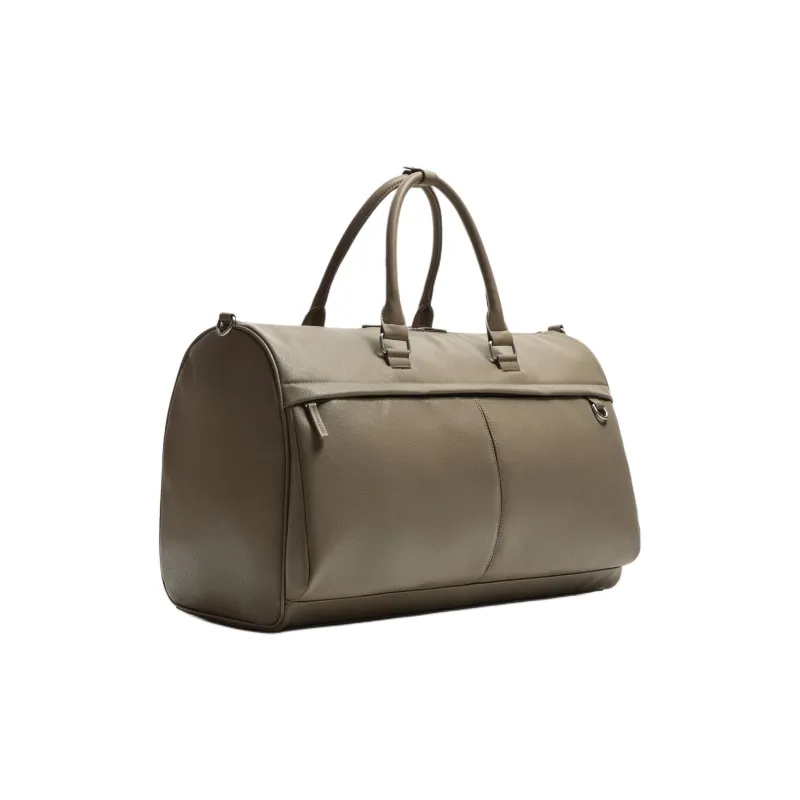 ZARA PU One Shoulder Crossbody Handbag, Travel Bag Unisex Taupe-1