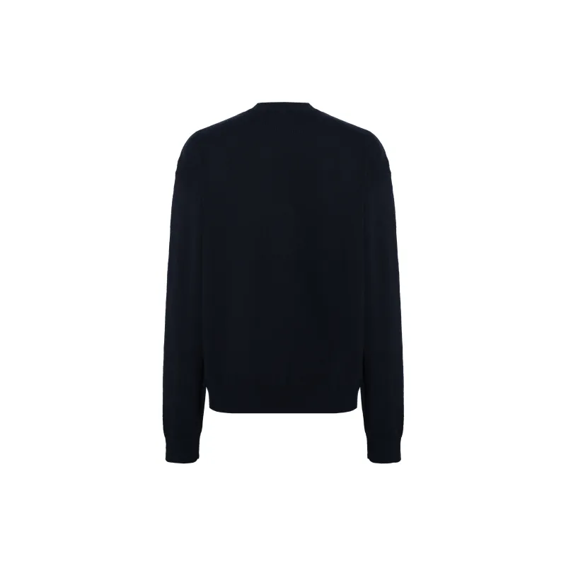 EMPORIO ARMANI Intarsia knit Wool cashmere Blend Jumper-1