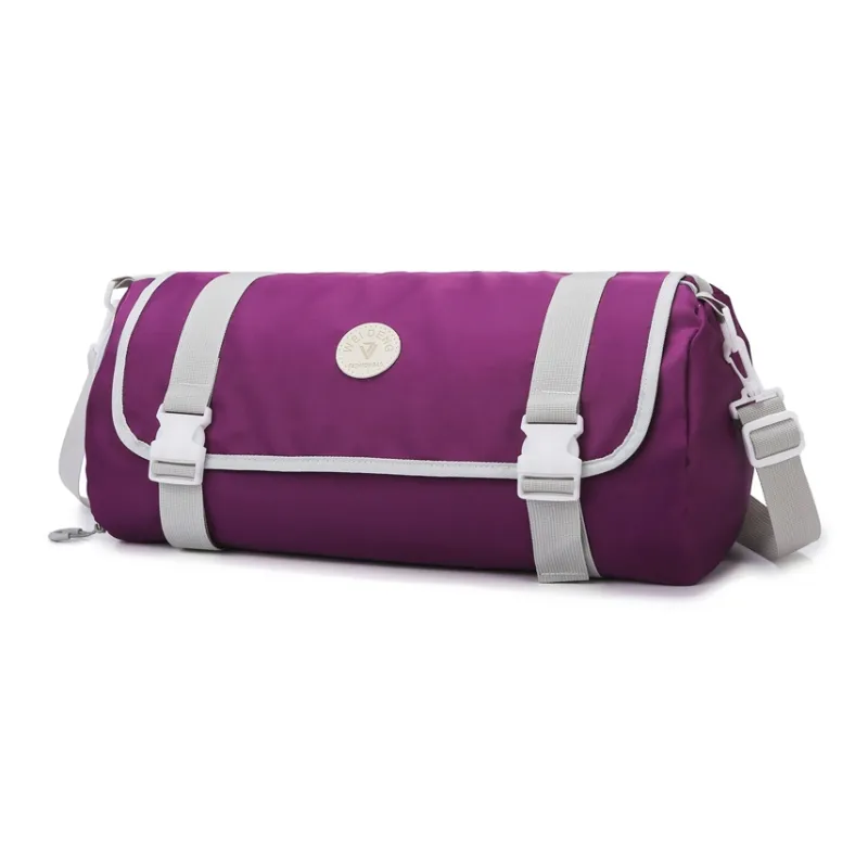 OURFUN Oxford Gym Bag Large Size Unisex Black/Rose Red/Purple/Orange/Blue/Pink-7