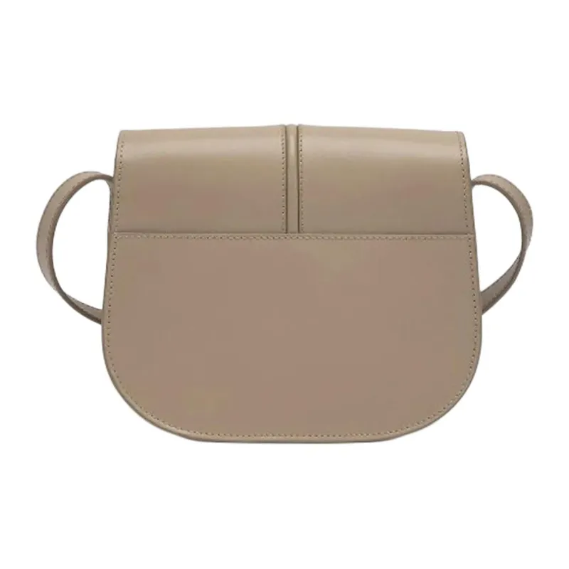 A.P.C Calfskin Shoulder Bag Crossbody Bag Women's Taupe-1