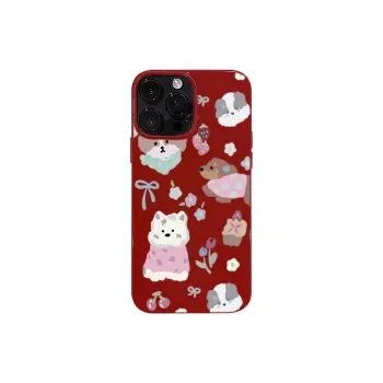 XIANGRIKE TPU Material Rose Puppy Phone Case Compatible With IPhone 15/14 Plus/13/12/11/15 Pro Max/XS/XR/XS Max/8 Plus